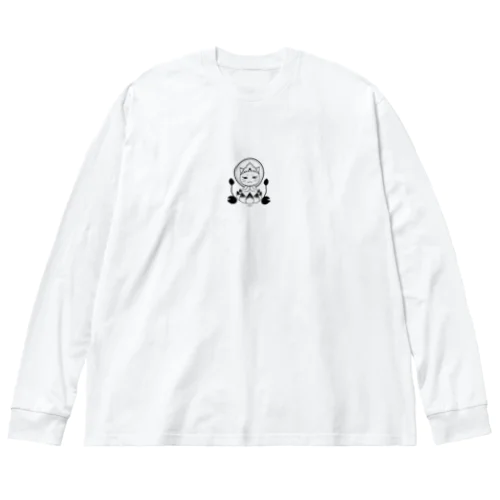 猫観音 ビッグシルエットロングスリーブTシャツ