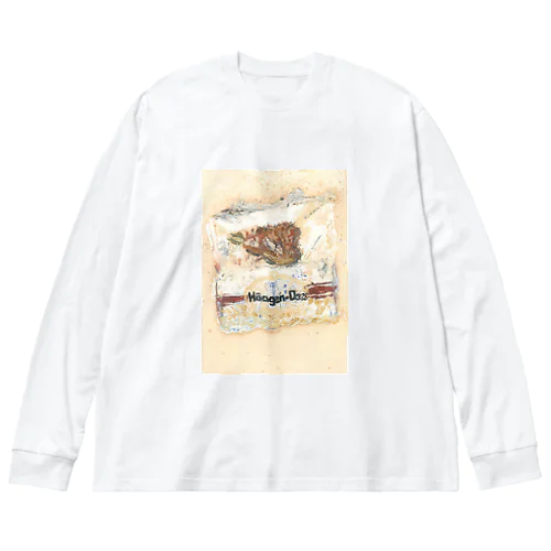 アジフライ　オン・ザ　ハーゲンダッツ Big Long Sleeve T-Shirt