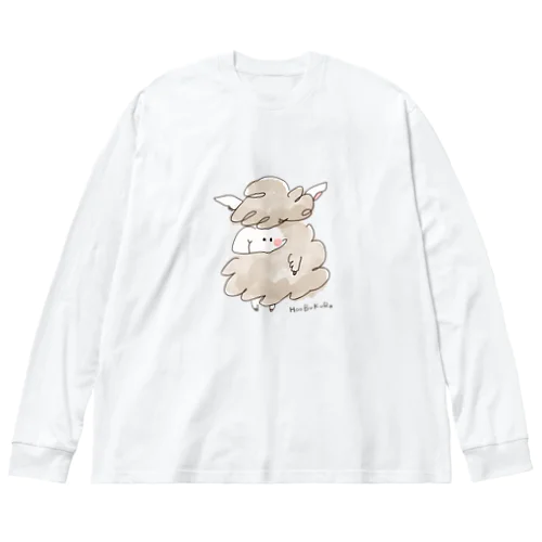 ゆる羊 ビッグシルエットロングスリーブTシャツ