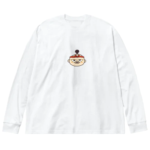 02 まるまるまるすけ ビッグシルエットロングスリーブTシャツ