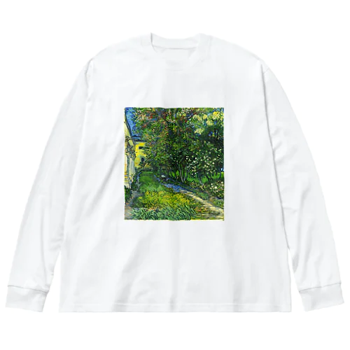 フィンセント・ファン・ゴッホ ≪サン＝レミの療養院の庭≫ 1889年5月 Big Long Sleeve T-Shirt