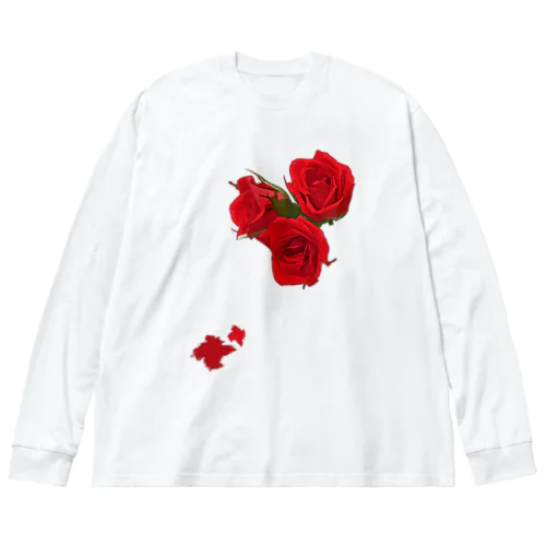 薔薇（ベルローズ） ビッグシルエットロングスリーブTシャツ