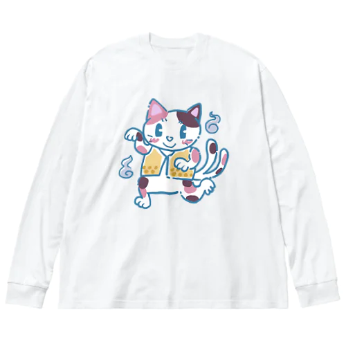 猫又80’S ビッグシルエットロングスリーブTシャツ