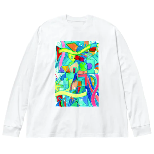 青の天使 Big Long Sleeve T-Shirt