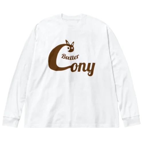 Butter Conyロゴ ビッグシルエットロングスリーブTシャツ