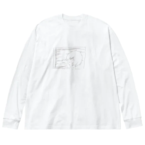 変わる ビッグシルエットロングスリーブTシャツ