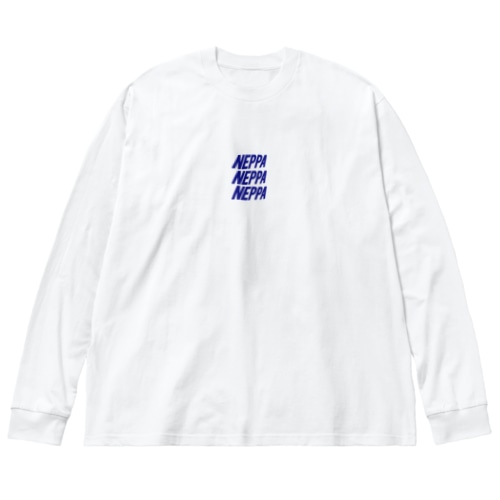 3連NEPPA Logo Long Sleeve BIG T Big Long Sleeve T-Shirt