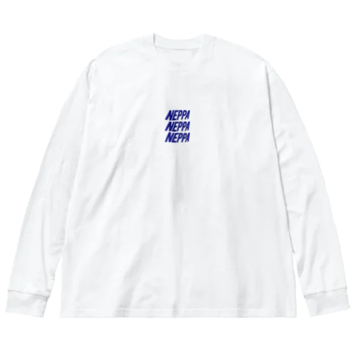 3連NEPPA Logo Long Sleeve BIG T 루즈핏 롱 슬리브 티셔츠