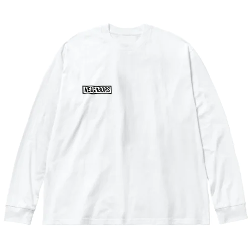 隣人シリーズBOXロゴ ビッグシルエットロングスリーブTシャツ