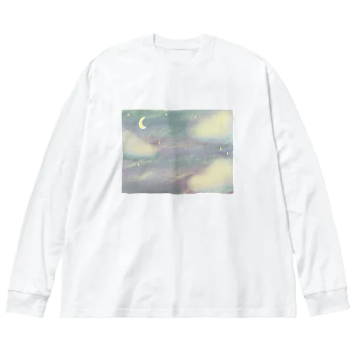 ふわふわお空 ビッグシルエットロングスリーブTシャツ