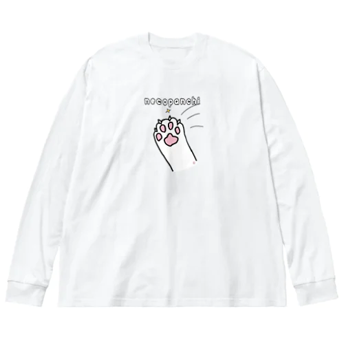 ネコパンチ ビッグシルエットロングスリーブTシャツ