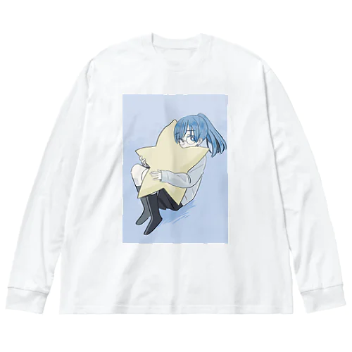 女の子と星 Big Long Sleeve T-Shirt