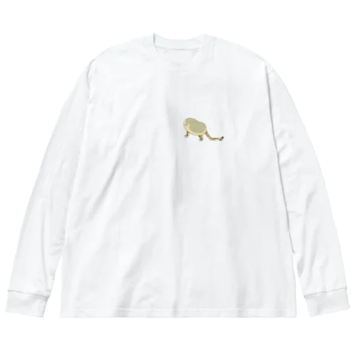 虎子石（ワンポイント） Big Long Sleeve T-Shirt