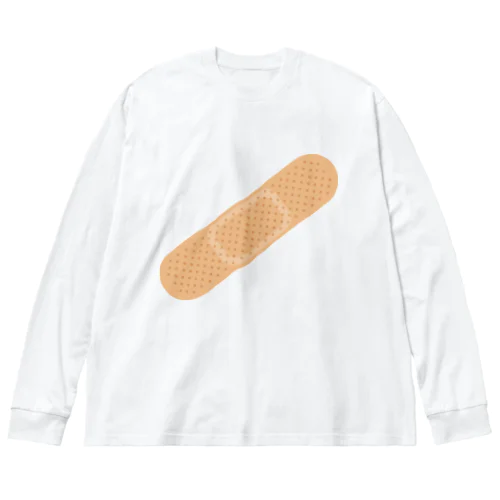 絆創膏 ビッグシルエットロングスリーブTシャツ