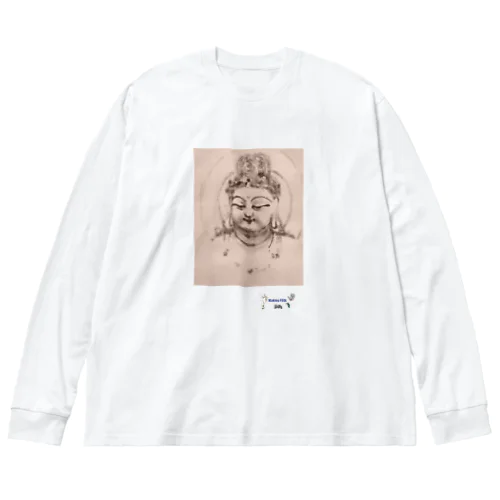 五百幼童経の世界 仏画：Buddha A3-1 001 MF ビッグシルエットロングスリーブTシャツ