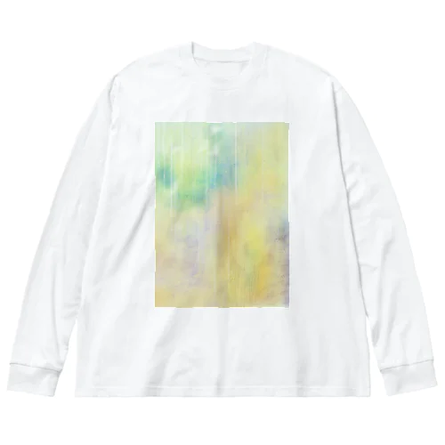 amaotoYellow ビッグシルエットロングスリーブTシャツ