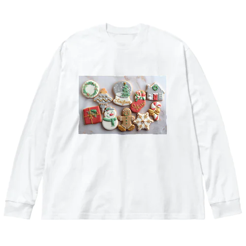 Christmas Cookies. ビッグシルエットロングスリーブTシャツ