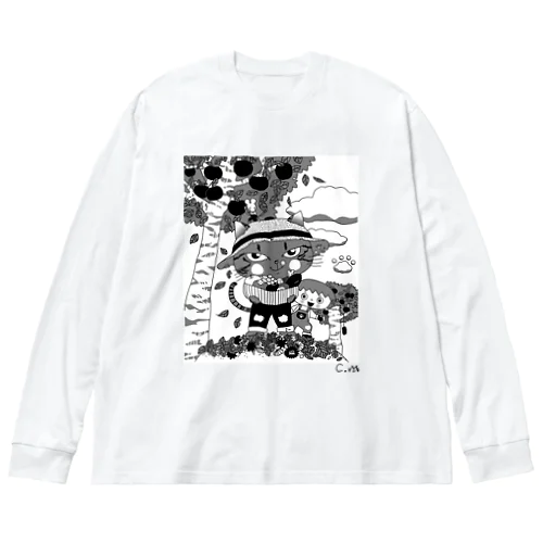 セミオーダーイラスト商品見本 Big Long Sleeve T-Shirt