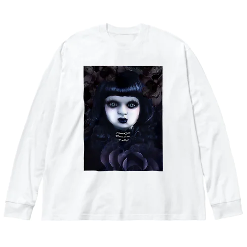 Dark Doll (縦長) ビッグシルエットロングスリーブTシャツ