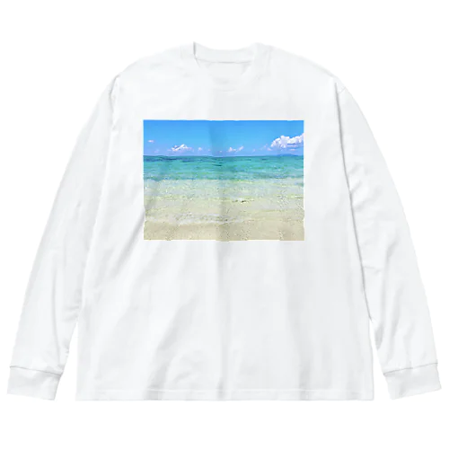 Waves on a clear day Big Long Sleeve T-Shirt