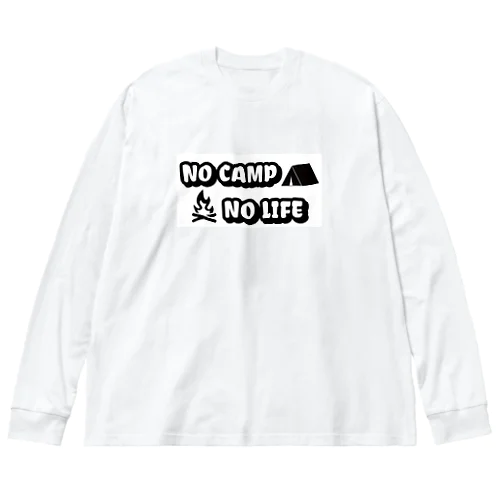 NO CAMP NO LIFE ビッグシルエットロングスリーブTシャツ