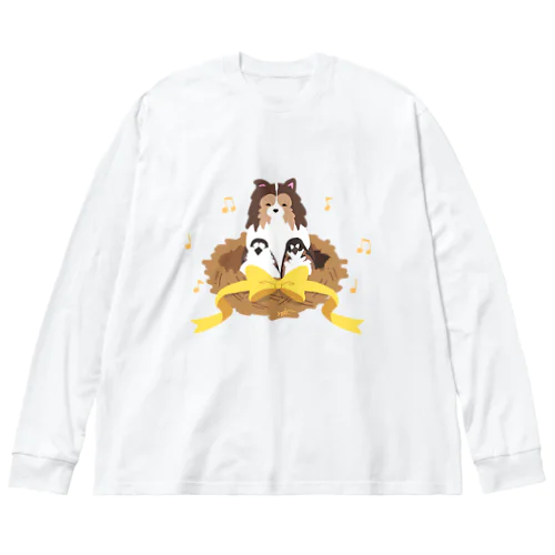 シェルティ×十姉妹 ビッグシルエットロングスリーブTシャツ