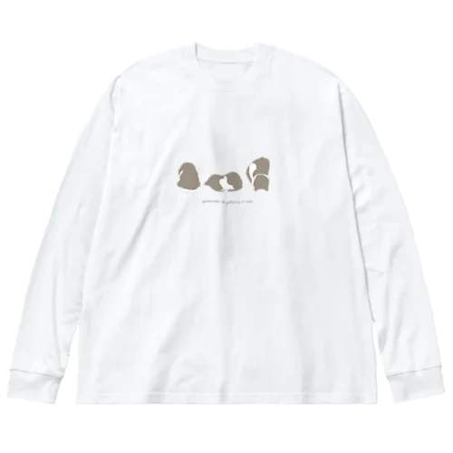 ごめん寝ネコの集まり。 Big Long Sleeve T-Shirt