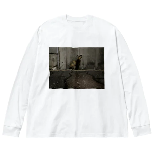 ビビり猫さん Big Long Sleeve T-Shirt