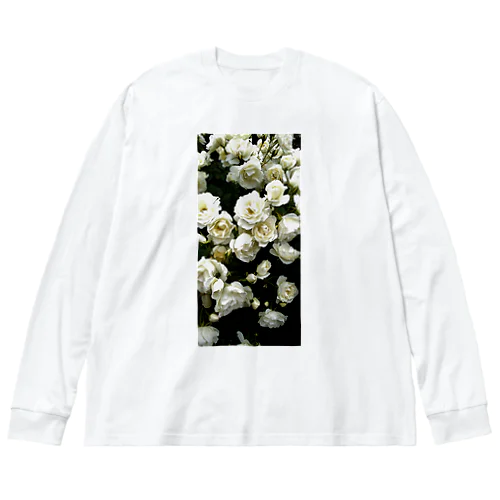 W＿Rose Big Long Sleeve T-Shirt