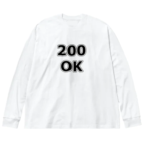 200 OK HTTPステータスコード ビッグシルエットロングスリーブTシャツ