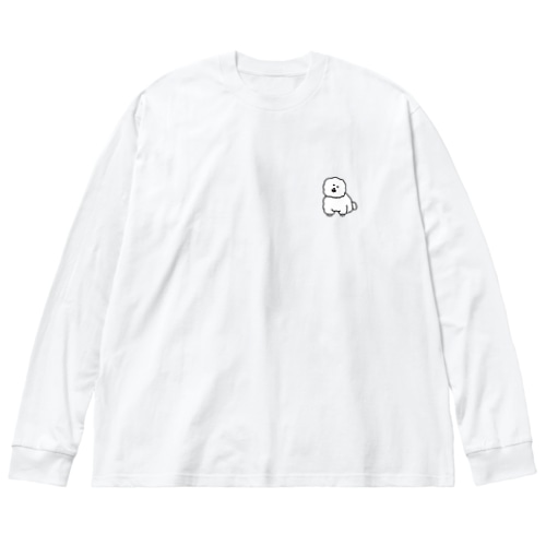 ふわふわんこ【トイプードル】 Big Long Sleeve T-Shirt