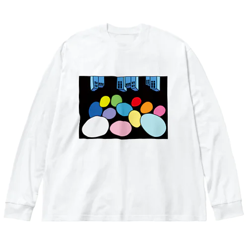 星の行進 Big Long Sleeve T-Shirt