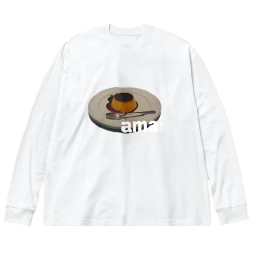 あまいぷりん Big Long Sleeve T-Shirt