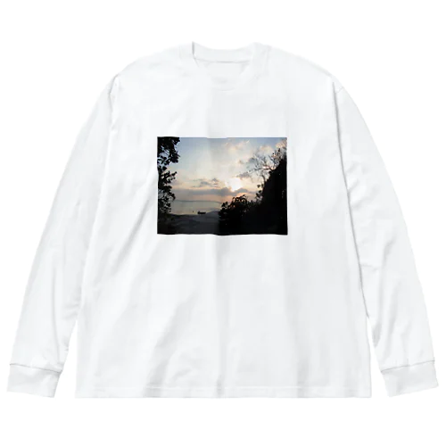 グラフィックシリーズ(Sun Set) Big Long Sleeve T-Shirt