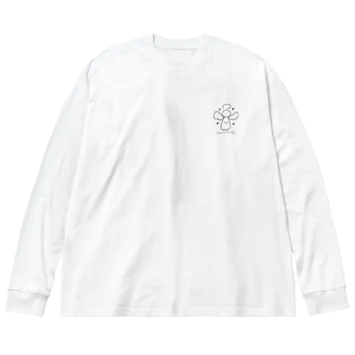 眠り天使 ビッグシルエットロングスリーブTシャツ