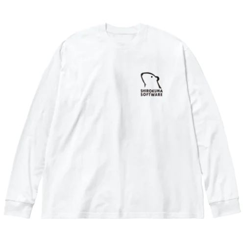 SHIROKUMA SOFTWARE  ビッグシルエットロングスリーブTシャツ