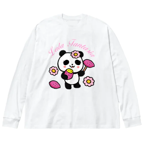 Lala Panda Yakiimo Big Long Sleeve T-Shirt