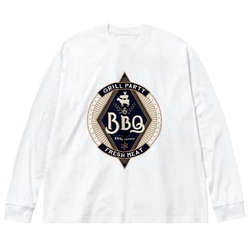 BBQ PARTY ビッグシルエットロングスリーブTシャツ