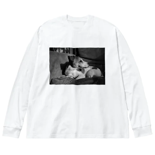 振り向くビンセントくん_モノクロVer Big Long Sleeve T-Shirt