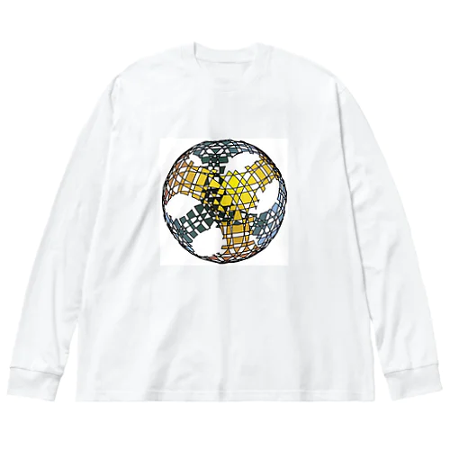 立体図形作品.７ Big Long Sleeve T-Shirt