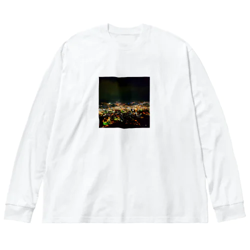 ～稲佐山の夜景を添えて～ Big Long Sleeve T-Shirt