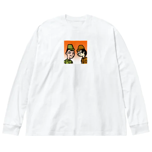 日本兵の夕暮れ Big Long Sleeve T-Shirt