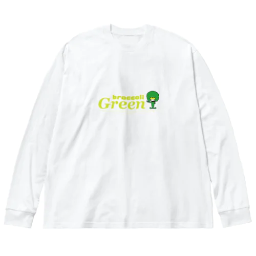  broccoliGreenくん Big Long Sleeve T-Shirt
