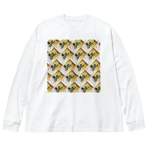 こしひかり米袋柄 Big Long Sleeve T-Shirt