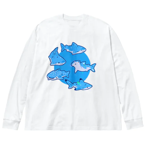 サメちゃん.com ビッグシルエットロングスリーブTシャツ