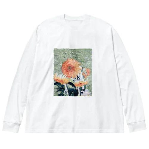 ヒマワリ Big Long Sleeve T-Shirt