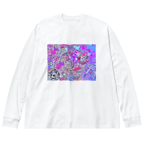 SUGAR RATTIESアイテム コラージュ ビッグシルエットロングスリーブTシャツ