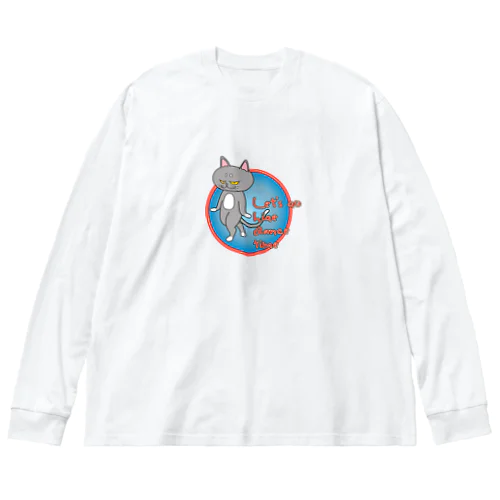 ねこまろ ビッグシルエットロングスリーブTシャツ