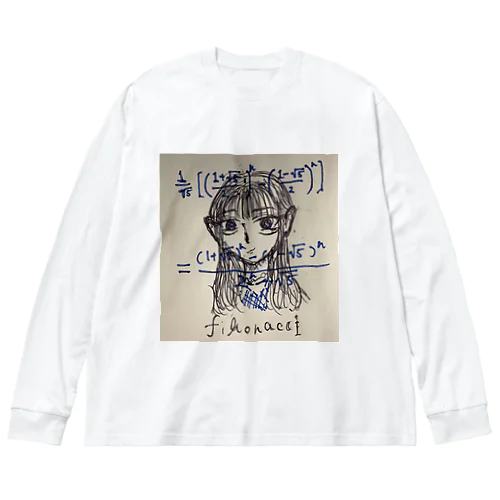 フィボナッチ ビッグシルエットロングスリーブTシャツ