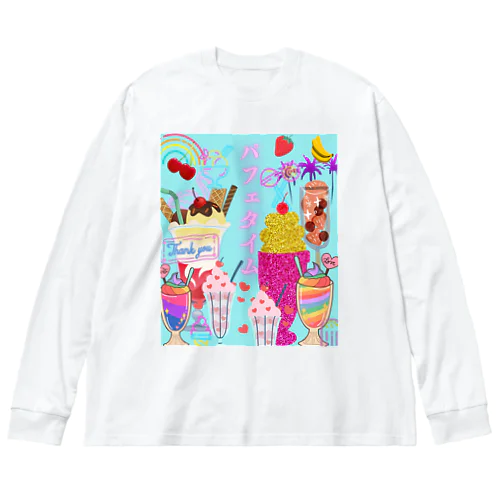 パフェ　タイム Big Long Sleeve T-Shirt